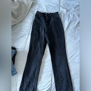 Curve love ultra high rise 90s straight jeans size: 26/2R